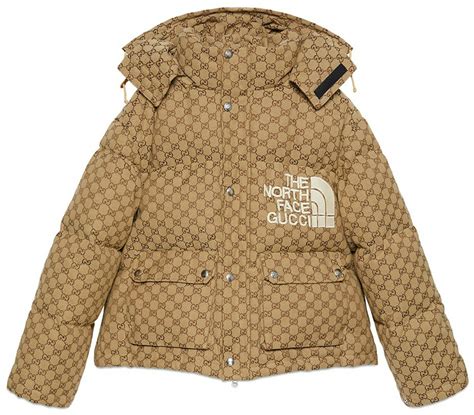 Gucci x The North Face Print Jacket Beige/Ebony Hombre 